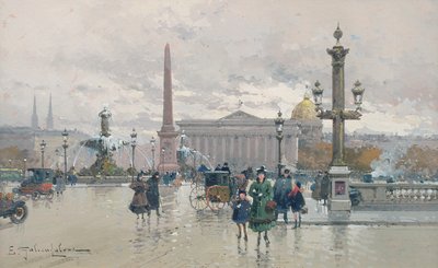 Place de la Concorde von Eugene Galien Laloue